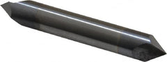 Accupro - 3/8" Diam 2 Flute Double End Solid Carbide Chamfer Mill - Makers Industrial Supply