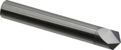 Accupro - 3/8" Diam 2 Flute Single End Solid Carbide Chamfer Mill - Makers Industrial Supply