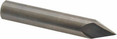 Accupro - 1/2" Diam 2 Flute Single End Solid Carbide Chamfer Mill - Makers Industrial Supply