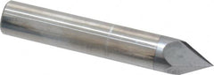 Accupro - 1/2" Diam 2 Flute Single End Solid Carbide Chamfer Mill - Makers Industrial Supply