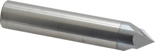 Accupro - 3/4" Diam 2 Flute Single End Solid Carbide Chamfer Mill - Makers Industrial Supply