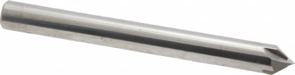 Accupro - 1/4" Diam 4 Flute Single End Solid Carbide Chamfer Mill - Makers Industrial Supply