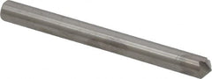 Accupro - 1/4" Diam 4 Flute Single End Solid Carbide Chamfer Mill - Makers Industrial Supply