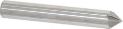 Accupro - 3/8" Diam 4 Flute Single End Solid Carbide Chamfer Mill - Makers Industrial Supply