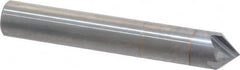 Accupro - 3/8" Diam 4 Flute Single End Solid Carbide Chamfer Mill - Makers Industrial Supply