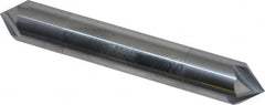 Accupro - 3/8" Diam 4 Flute Double End Solid Carbide Chamfer Mill - Makers Industrial Supply