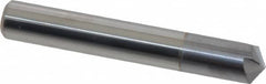 Accupro - 3/8" Diam 4 Flute Single End Solid Carbide Chamfer Mill - Makers Industrial Supply