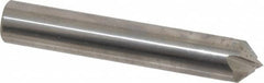 Accupro - 1/2" Diam 4 Flute Single End Solid Carbide Chamfer Mill - Makers Industrial Supply