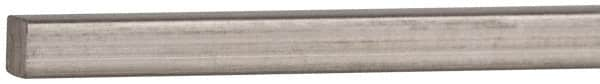 Value Collection - 12" Long x 1/8" High x 1/8" Wide, Plain Key Stock - Stainless Steel - Makers Industrial Supply