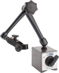 Noga - 175 Lb Magnetic Force, Fine Adjustment Indicator Positioner & Holder with Base - Articulated Arm, Rectangular Base, 55mm Base Height, 60mm Base Length, 50mm Base Width - Makers Industrial Supply