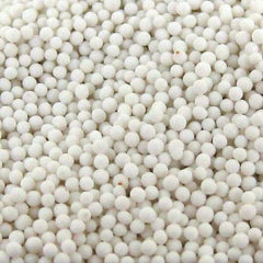 Raytech - Ceramic Carrier, Ball Shaped Ceramic Abrasive Media - Dry Operation, 2mm Diam x 2mm High Base - Makers Industrial Supply