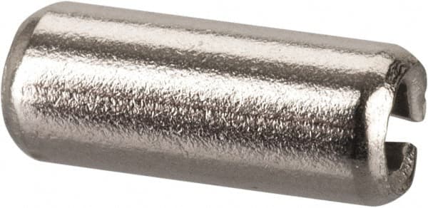 Value Collection - 3/32" Diam x 1/4" Long Slotted Spring Pin - Grade 18-8 Stainless Steel - Makers Industrial Supply