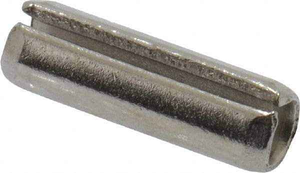 Value Collection - 5/32" Diam x 1/2" Long Slotted Spring Pin - Grade 18-8 Stainless Steel - Makers Industrial Supply