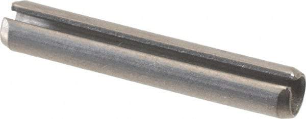 Value Collection - 3/16" Diam x 1-1/8" Long Slotted Spring Pin - Grade 18-8 Stainless Steel - Makers Industrial Supply