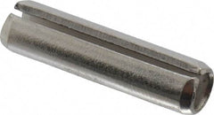 Value Collection - 1/4" Diam x 1" Long Slotted Spring Pin - Grade 18-8 Stainless Steel - Makers Industrial Supply