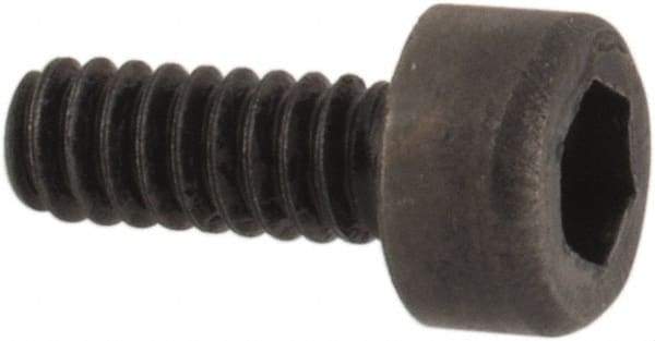 Value Collection - M1.6x0.35 Metric Coarse Hex Socket Drive, Socket Cap Screw - Grade 12.9 Alloy Steel, Black Oxide Finish, Fully Threaded, 4mm Length Under Head - Makers Industrial Supply