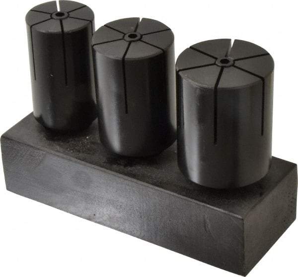 Interstate - 3 Piece 1/4" Increment Expanding Lathe Arbor Set - 1-1/2, 1-3/4, & 2" Arbors, 4" OAL - Makers Industrial Supply