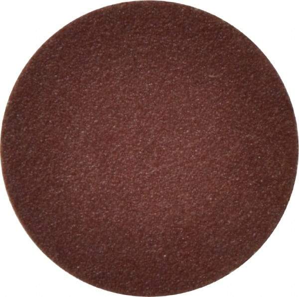 Merit Abrasives - 1-1/2" Disc Diam, 100 Grit, Aluminum Oxide Quick Change Disc - Type S Attaching System, Coated, Maroon, Fine Grade, 30,000 RPM - Makers Industrial Supply