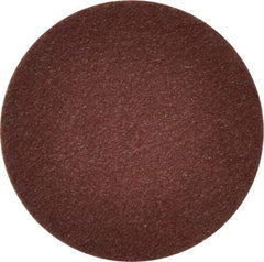 Merit Abrasives - 1-1/2" Disc Diam, 100 Grit, Aluminum Oxide Quick Change Disc - Type S Attaching System, Coated, Maroon, Fine Grade, 30,000 RPM - Makers Industrial Supply