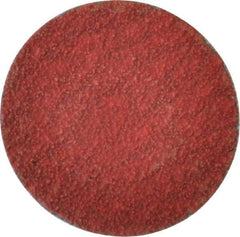 Merit Abrasives - 1-1/2" Disc Diam, 80 Grit, Ceramic Quick Change Disc - Type S Attaching System, Coated, Medium Grade, 30,000 RPM - Makers Industrial Supply