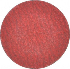 Merit Abrasives - 2" Disc Diam, 80 Grit, Ceramic Quick Change Disc - Type R Attaching System, Coated, Medium Grade, 30,000 RPM - Makers Industrial Supply