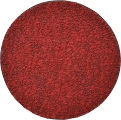 Merit Abrasives - 3" Disc Diam, 36 Grit, Ceramic Quick Change Disc - Type R Attaching System, Coated, Very Coarse Grade, 20,000 RPM - Makers Industrial Supply