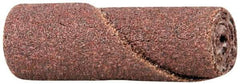 Merit Abrasives - 1/2" Max Roll Diam x 1-1/2" OAL, 60 Grit Aluminum Oxide Straight Cartridge Roll - 1/8" Pilot Hole Diam, Medium Grade, 23,000 Max RPM - Makers Industrial Supply