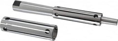 Interstate - 1 to 1-1/4" Grip, Expanding Lathe Mandrel - 1" Shank Diam, 4" Sleeve Length, 9" Arbor Length - Makers Industrial Supply