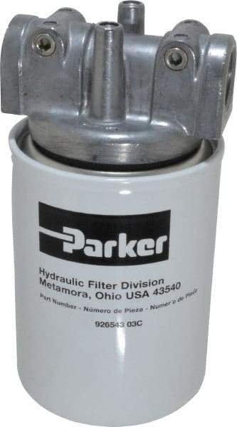 Parker - 3/4 NPTF, 3 Micron, Filter Assembly - Cellulose - Makers Industrial Supply