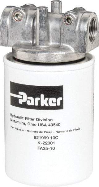 Parker - 3/4 NPTF, 10 Micron, Filter Assembly - Cellulose - Makers Industrial Supply