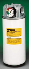 Parker - 1-1/4 NPTF, 20 Micron, Filter Assembly - Microglass - Makers Industrial Supply