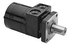 Parker - NPT Thread, 1/2" Port Size, 722 Max RPM, Bi Rotational, 4 Bolt Mount Hydraulic Motor - 1,800 Max psi, 11.9 Cu In Displacement, 180°F Max - Makers Industrial Supply