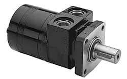 Parker - NPT Thread, 1/2" Port Size, 722 Max RPM, Bi Rotational, 4 Bolt Mount Hydraulic Motor - 1,800 Max psi, 15.9 Cu In Displacement, 180°F Max - Makers Industrial Supply