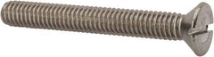 Value Collection - 5/16-18 UNC, 2-1/2" OAL Slotted Drive Machine Screw - Flat Head, Grade 316 Stainless Steel, Uncoated, Without Washer - Makers Industrial Supply