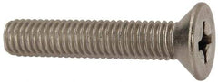 Value Collection - 3/8-16 UNC, 2" OAL Slotted Drive Machine Screw - Flat Head, Grade 316 Stainless Steel, Uncoated, Without Washer - Makers Industrial Supply