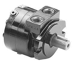 Parker - SAE Thread, 7/8-14" Port Size, 437 Max RPM, Bi Rotational, SAE A Mount Hydraulic Motor - 2,250 Max psi, 12.9 Cu In Displacement, 180°F Max - Makers Industrial Supply