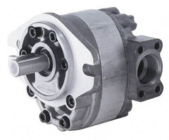 Parker - 2.6 GPM, 7/8-14 UNF-2B SAE Inlet Size, 2,500 RPM, 1/2" Shaft Diam, SAE AA Mount, Hydraulic Gear Pump - 2.56 GPM at 1,800 RPM, 5.13 GPM at 3,600 RPM, 2,500 psi Max Working Pressure, 7/8-14 SAE Port Size - Makers Industrial Supply