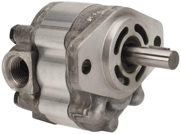 Parker - 5 GPM, 7/8-14 UNF-2B SAE Inlet Size, 2,000 RPM, 1/2" Shaft Diam, SAE AA Mount, Hydraulic Gear Pump - 4.99 GPM at 1,800 RPM, 9.99 GPM at 3,600 RPM, 2,000 psi Max Working Pressure, 7/8-14 SAE Port Size - Makers Industrial Supply