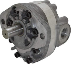 Parker - 9.2 GPM, 1-1/6-12 UNF-2B SAE Inlet Size, 2,500 RPM, 3/4" Shaft Diam, SAE A Mount, Hydraulic Gear Pump - 9.18 GPM at 1,800 RPM, 18.36 GPM at 3,600 RPM, 2,500 psi Max Working Pressure, 1-1/16-12 SAE Port Size - Makers Industrial Supply