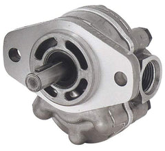 Parker - 16.7 GPM, 1-5/8-12 UNF-2B SAE Inlet Size, 2,500 RPM, 7/8" Shaft Diam, SAE B Mount, Hydraulic Gear Pump - 15.32 GPM at 1,800 RPM, 30.64 GPM at 3,600 RPM, 2,500 psi Max Working Pressure, 1-5/8-12 SAE Port Size - Makers Industrial Supply