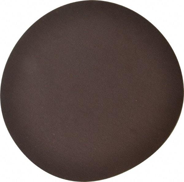 Norton - 6" Diam, 320 Grit Aluminum Oxide Adhesive PSA Disc - Very Fine Grade, Brown, Cloth Backing, Flexible - Makers Industrial Supply