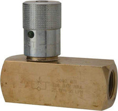 Parker - 25 GPM 3/4 Inlet Brass Hydraulic Control Valve - 3/4-14 Thread - Makers Industrial Supply