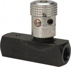 Parker - 3 GPM 1/8 Inlet Steel Hydraulic Control Valve - 1/8-27 Thread - Makers Industrial Supply