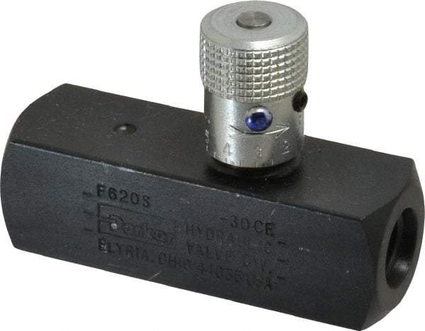 Parker - 5 GPM 9/16 Inlet Steel Hydraulic Control Valve - 9/16-18 Thread - Makers Industrial Supply