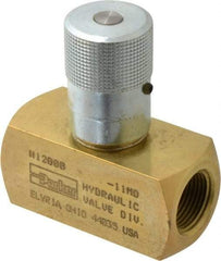 Parker - 25 GPM 3/4 Inlet Brass Hydraulic Control Valve - 3/4-14 Thread - Makers Industrial Supply