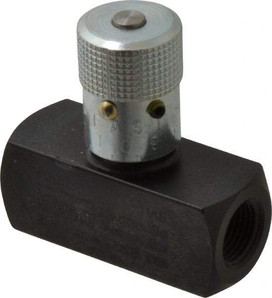 Parker - 8 GPM 3/8 Inlet Steel Hydraulic Control Valve - 3/8-18 Thread - Makers Industrial Supply