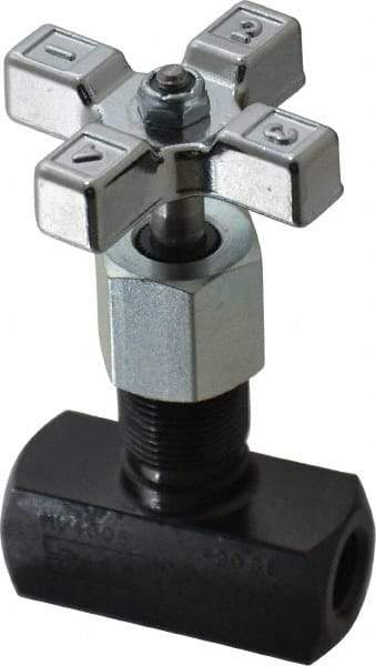 Parker - 5 GPM 1/4 Inlet Steel Hydraulic Control Valve - 1/4-18 Thread - Makers Industrial Supply