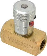 Parker - 3 GPM 1/8 Inlet Brass Hydraulic Control Valve - 1/8-27 Thread - Makers Industrial Supply