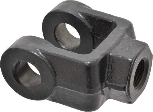 Schrader Bellows - 3/4-16 Thread, Hydraulic Cylinder Female Rod Clevis - 11,200 Lb Capacity - Makers Industrial Supply