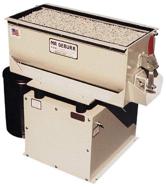 Made in USA - 1 hp, Vibratory Tumbler - Flow Through Drain - Makers Industrial Supply